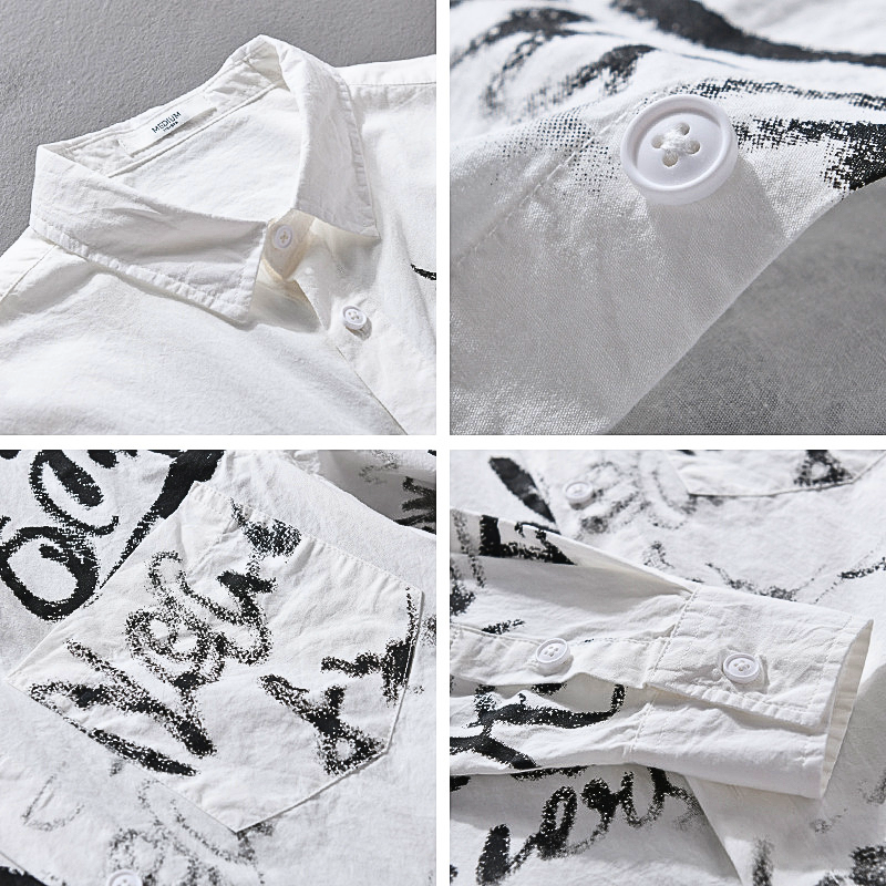 Chemise Graffiti En Coton
