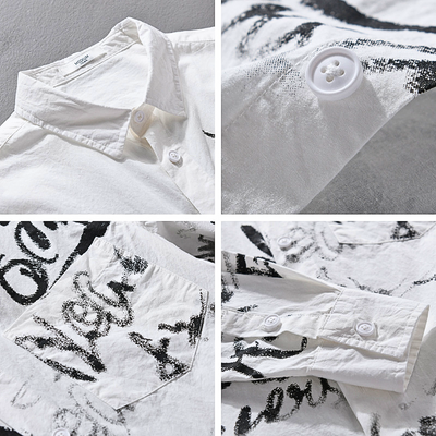 Chemise Graffiti En Coton