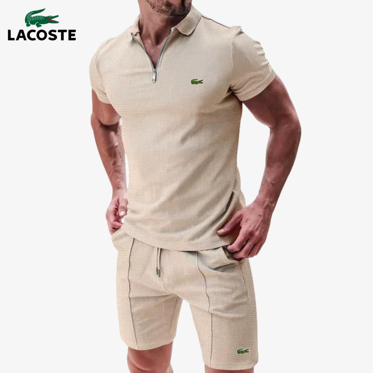 Ensemble Polo Zippé & Short || DÉSTOCKAGE AM