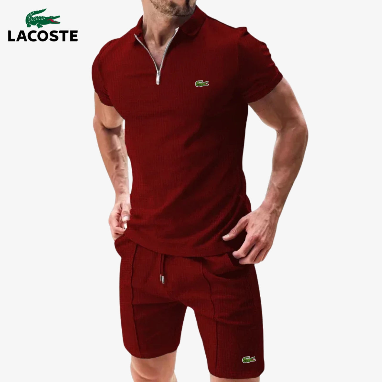 Ensemble Polo Zippé & Short || DÉSTOCKAGE AM