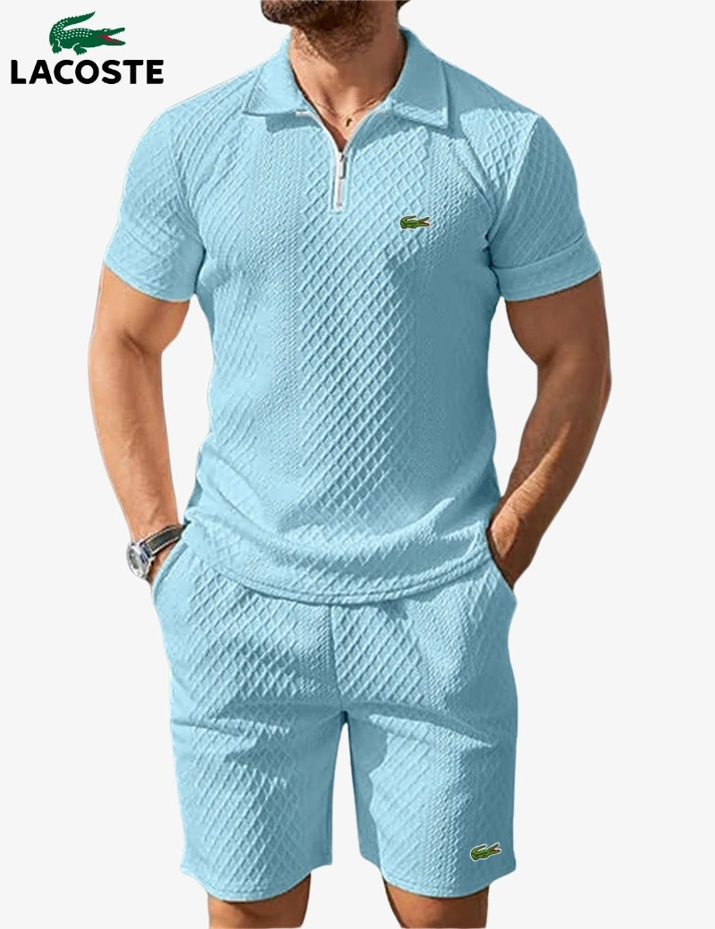 Set Polo Zippé & Short || DÉSTOCKAGE AM