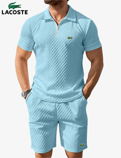 Set Polo Zippé & Short || DÉSTOCKAGE AM