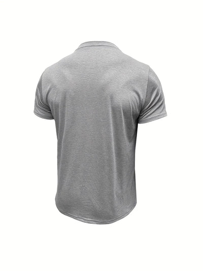 T-shirt Élégant à Col Ras Du Cou Avec Poche