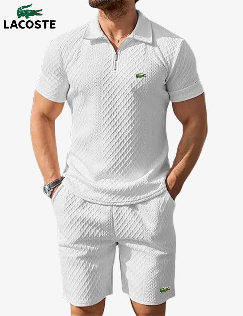 Set Polo Zippé & Short || DÉSTOCKAGE AM