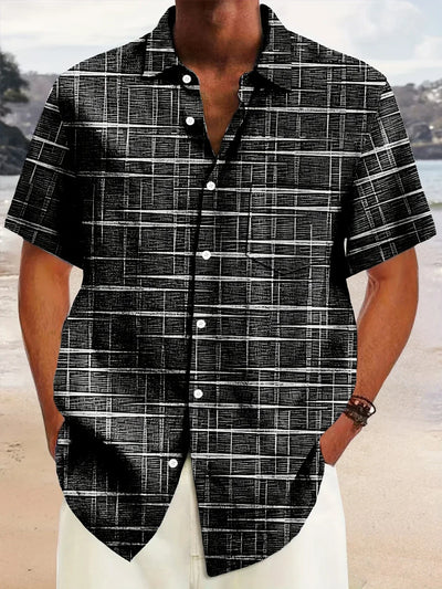 Chemise Hawadi Élégante Avec Motif À Rayures