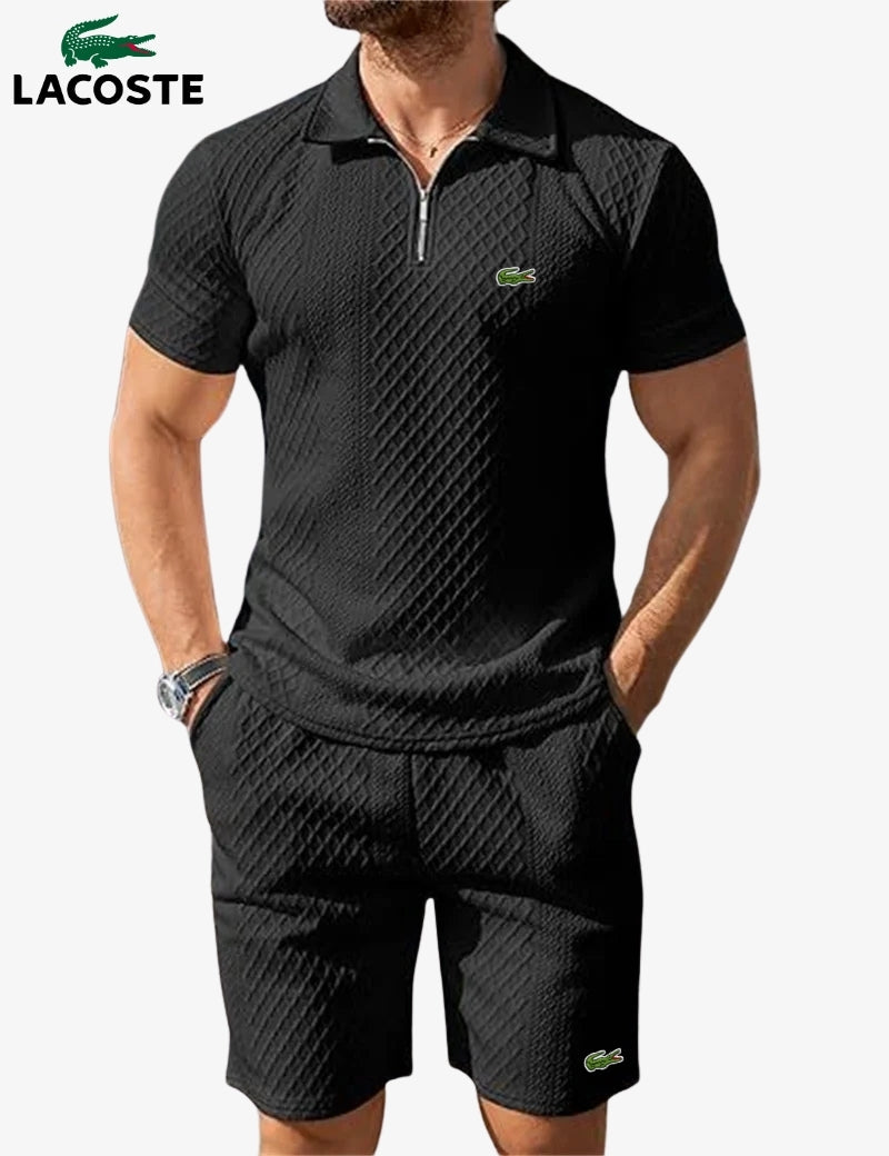 Set Polo Zippé & Short || DÉSTOCKAGE AM