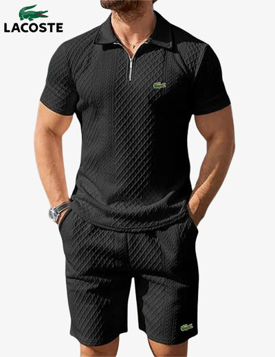 Set Polo Zippé & Short || DÉSTOCKAGE AM