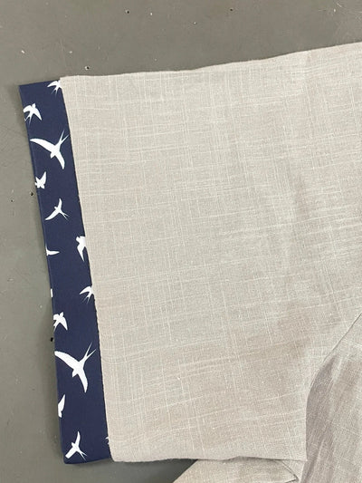 Chemise Élégante À Imprimé Oiseau Mignon