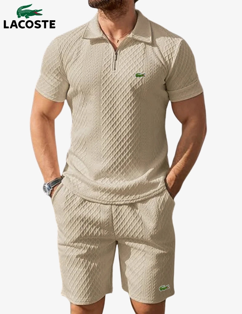 Set Polo Zippé & Short || DÉSTOCKAGE AM