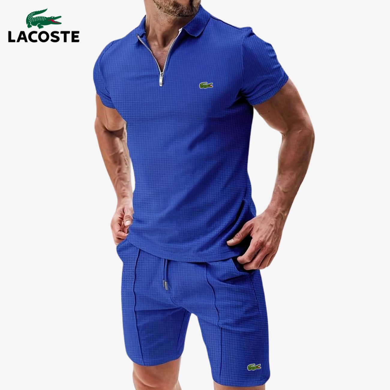 Ensemble Polo Zippé & Short || DÉSTOCKAGE AM