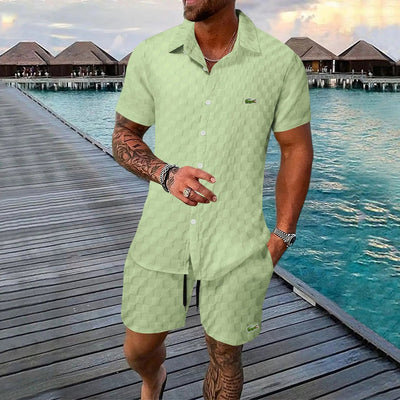 Set d'Été Homme (Chemise & Short) - SOLDES