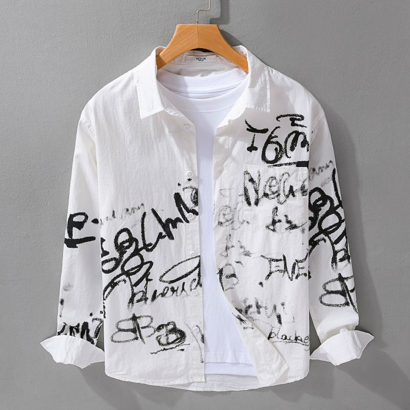 Chemise Graffiti En Coton