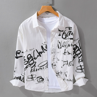 Chemise Graffiti En Coton