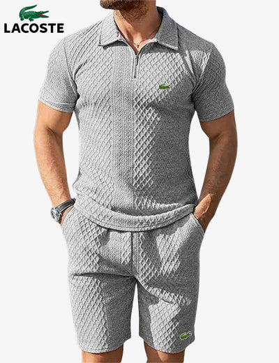 Set Polo Zippé & Short || DÉSTOCKAGE AM