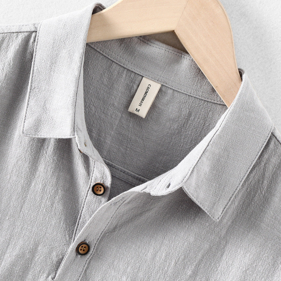 Polo Rico En Coton & En Lin