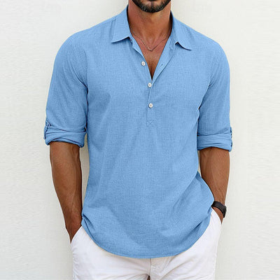 Chemise Polo Classique En Lin