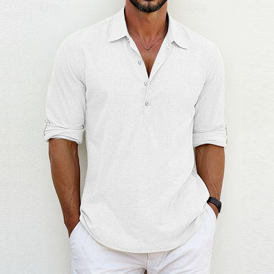 Chemise Polo Classique En Lin