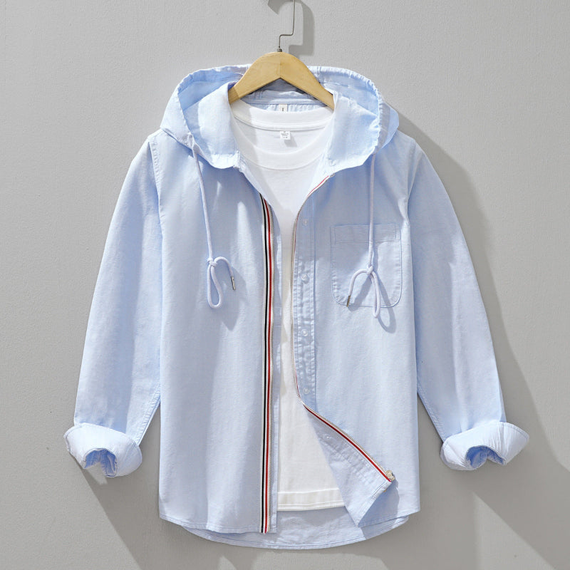 Chemise À Capuche En Lin