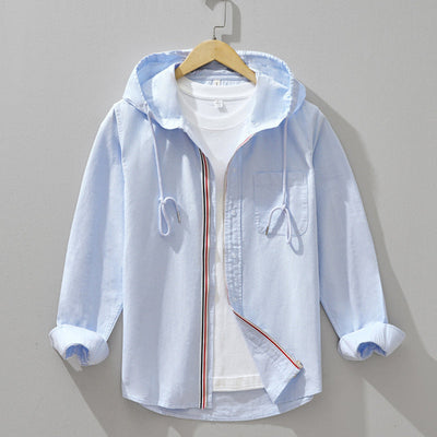 Chemise À Capuche En Lin