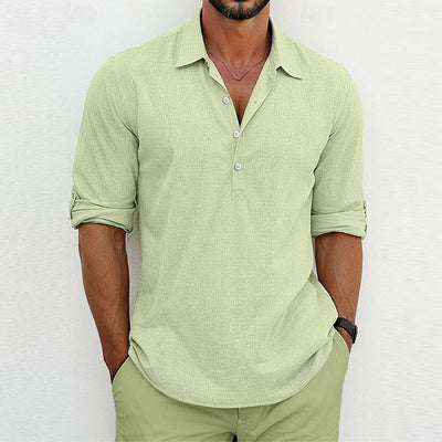 Chemise Polo Classique En Lin