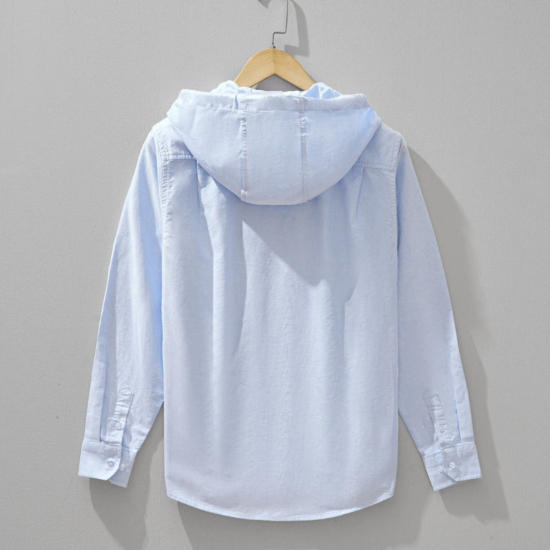 Chemise À Capuche En Lin