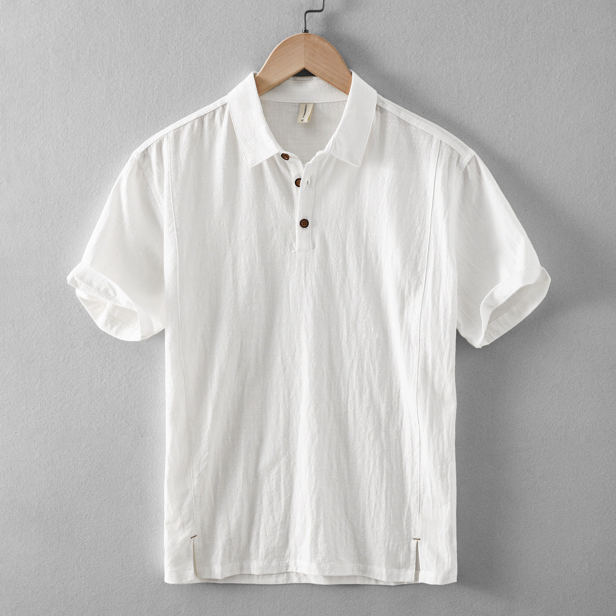 Polo Rico En Coton & En Lin