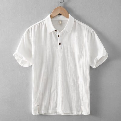 Polo Rico En Coton & En Lin