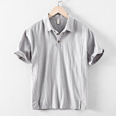Polo Rico En Coton & En Lin