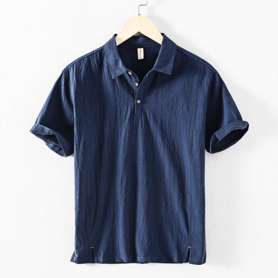 Polo Rico En Coton & En Lin