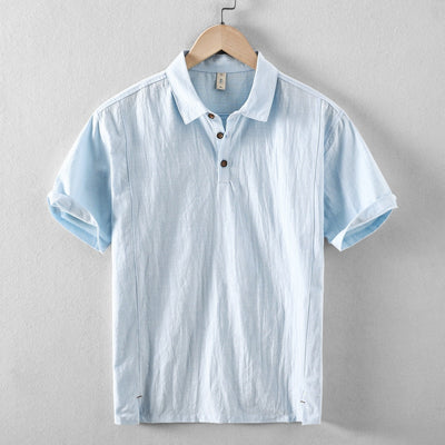 Polo Rico En Coton & En Lin