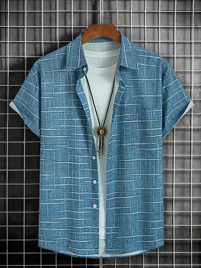 Chemise Hawadi Élégante Avec Motif À Rayures