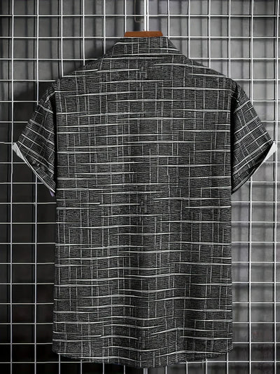 Chemise Hawadi Élégante Avec Motif À Rayures