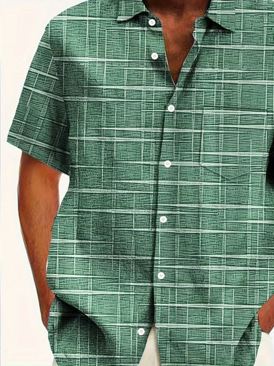 Chemise Hawadi Élégante Avec Motif À Rayures